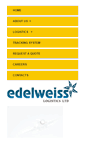 Mobile Screenshot of edelweisslogistics.com